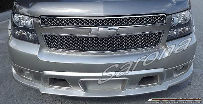 Custom Chevy Tahoe  SUV/SAV/Crossover Front Add-on Lip (2007 - 2014) - $890.00 (Part #CH-016-FA)